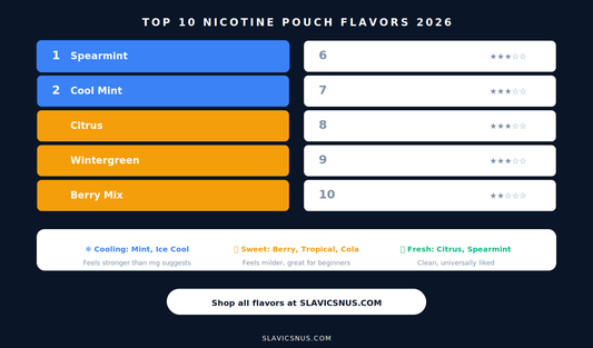 Top 10 Nicotine Pouch Flavors You Need to Try in 2026